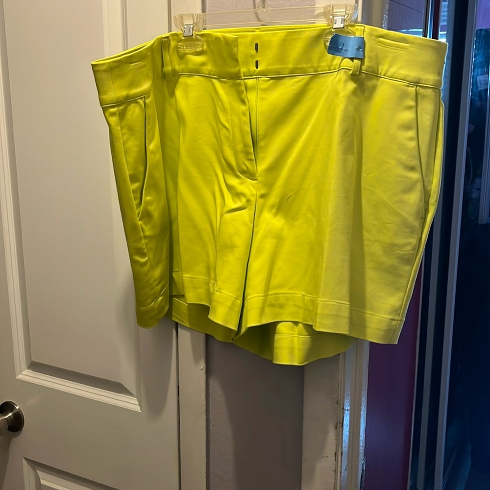 Lime color blazer size 22 and shorts size 20 from Lane Bryant wore twice